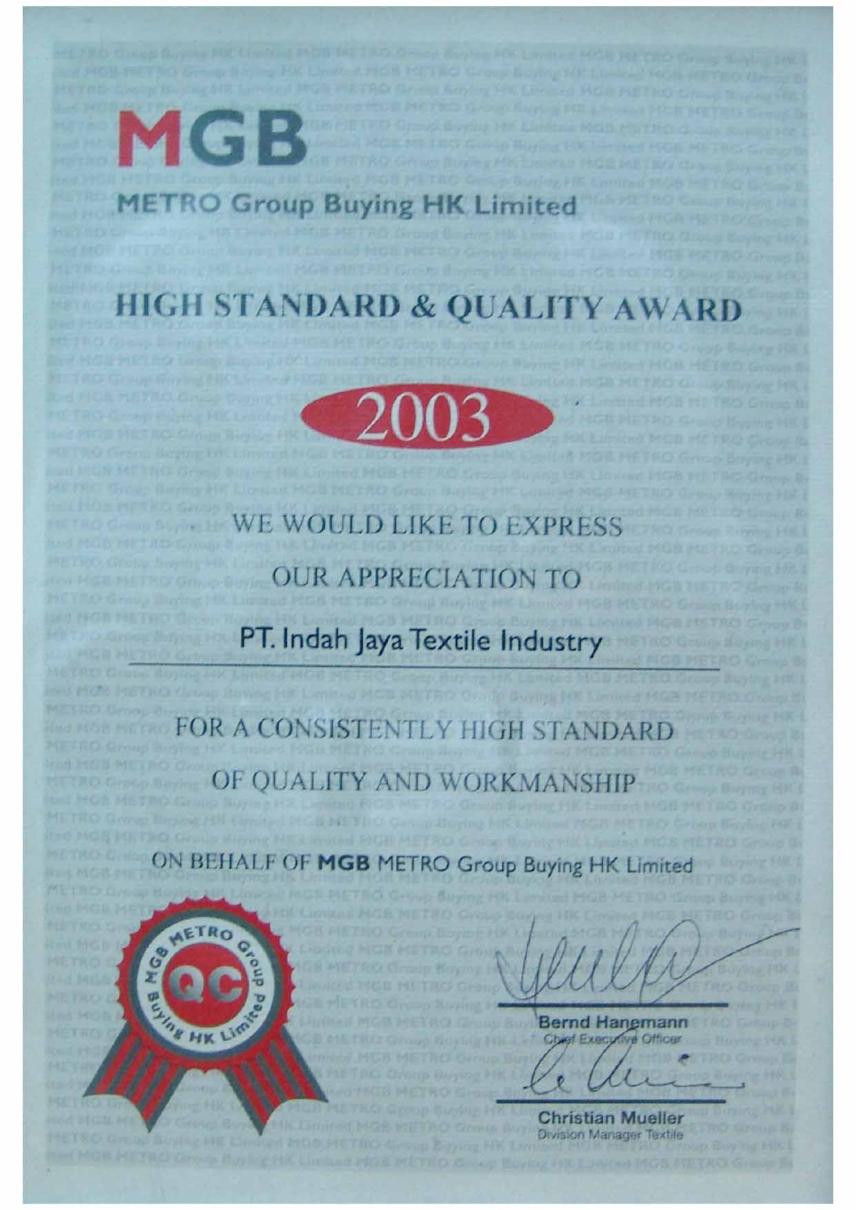 Rekor MURI Certificate